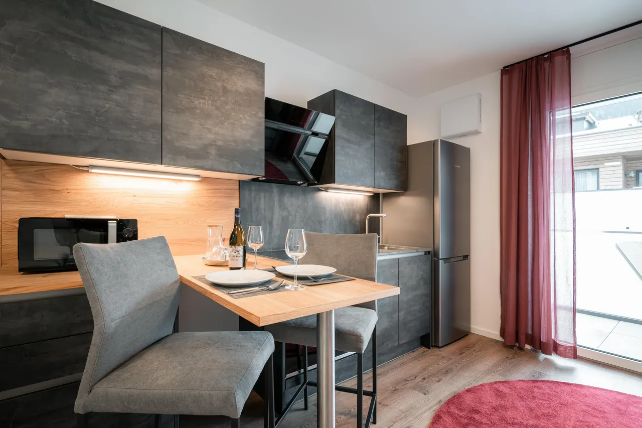 Conrad Top 17b Studio | Premium Smart Stay mit Terrasse & Planai View nahe Zentrum & Planai – Schladming Appartements Maria Gruber GmbH