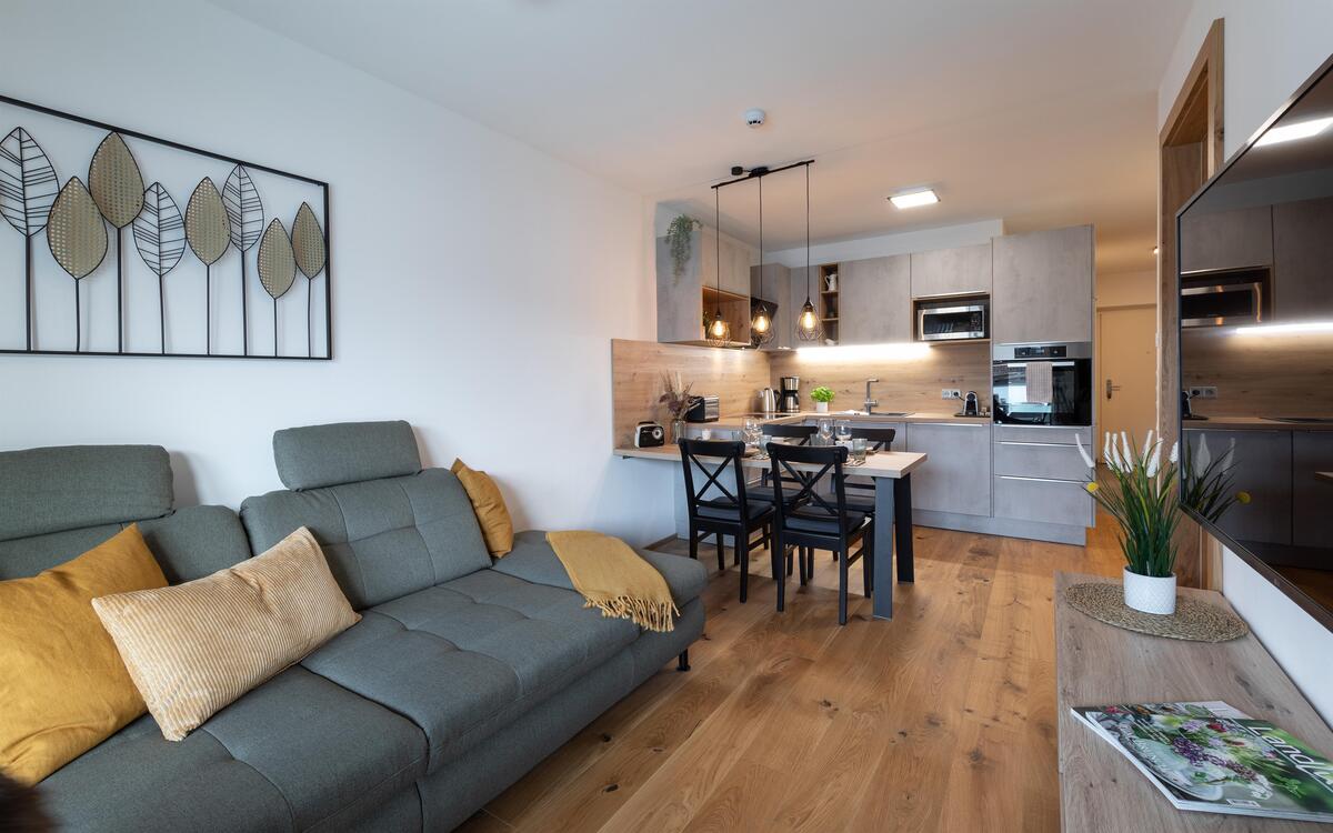 Conrad Top 8 Classic | Premium alpine stay with terrace & Hochwurzen views near town and Planai — apartment at Schladming Appartements Maria Gruber GmbH, Schladming — photo 3 of 10