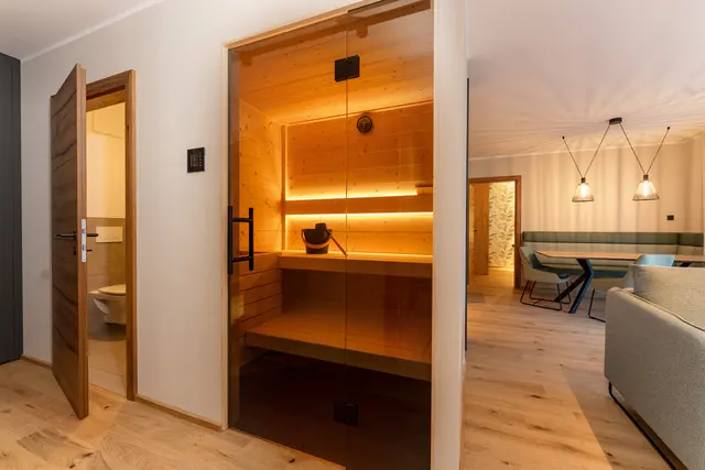 Enns Collection Top 10 Private Spa Large | Premium Design-Apartment mit Sauna & Skidepot – zwischen Enns, Bahnhof & Planai West — Schladming Appartements Maria Gruber GmbH, Schladming (6/12)