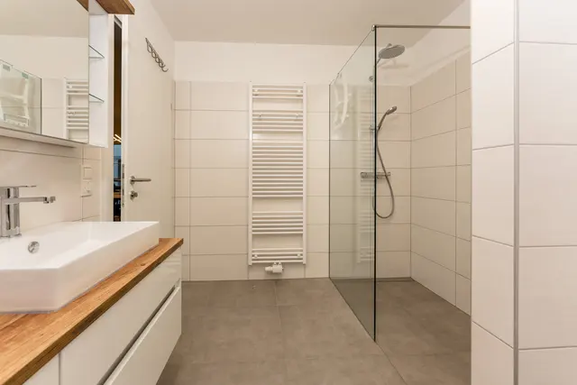 Enns Collection Top 2 Private Spa XXL | Premium design apartment with private sauna, terrace & ski depot – between the Enns, train station & Planai West — apartment at Schladming Appartements Maria Gruber GmbH, Schladming — photo 11 of 12
