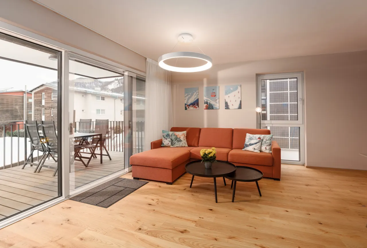 Enns Collection Top 4 Balcony Premium | شقة بريميوم مضغوطة مع شرفة وغسالة – Schladming Appartements Maria Gruber GmbH
