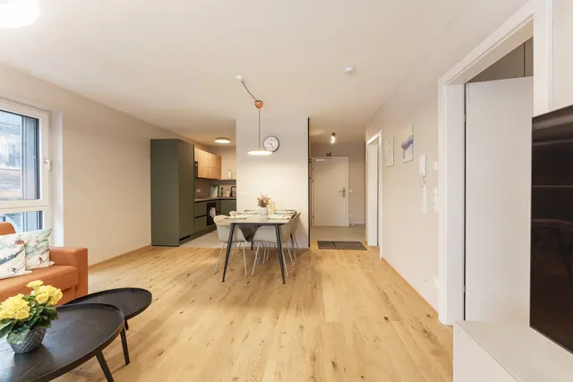 Enns Collection Top 4 Balcony Premium | شقة بريميوم مضغوطة مع شرفة وغسالة — Schladming Appartements Maria Gruber GmbH, Schladming (3/10)