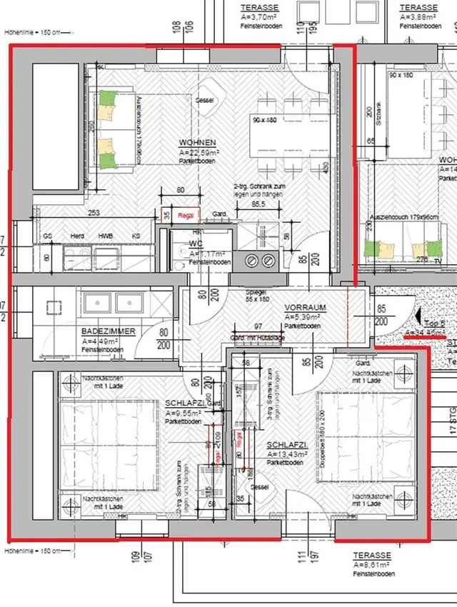 Ennsegg @slopes Top 5+6 | Direct bij Hauser Kaibling met gedeelde tuin, BBQ, lounge, speeltuin & sauna — Schladming Appartements Maria Gruber GmbH, Schladming (9/11)