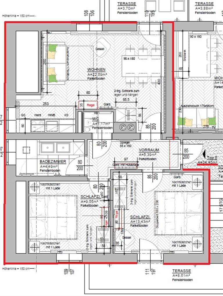 Ennsegg @slopes Top 5+6 | Right by Hauser Kaibling with shared garden, BBQ, lounge room, playground & sauna — Schladming Appartements Maria Gruber GmbH, Schladming (9/11)