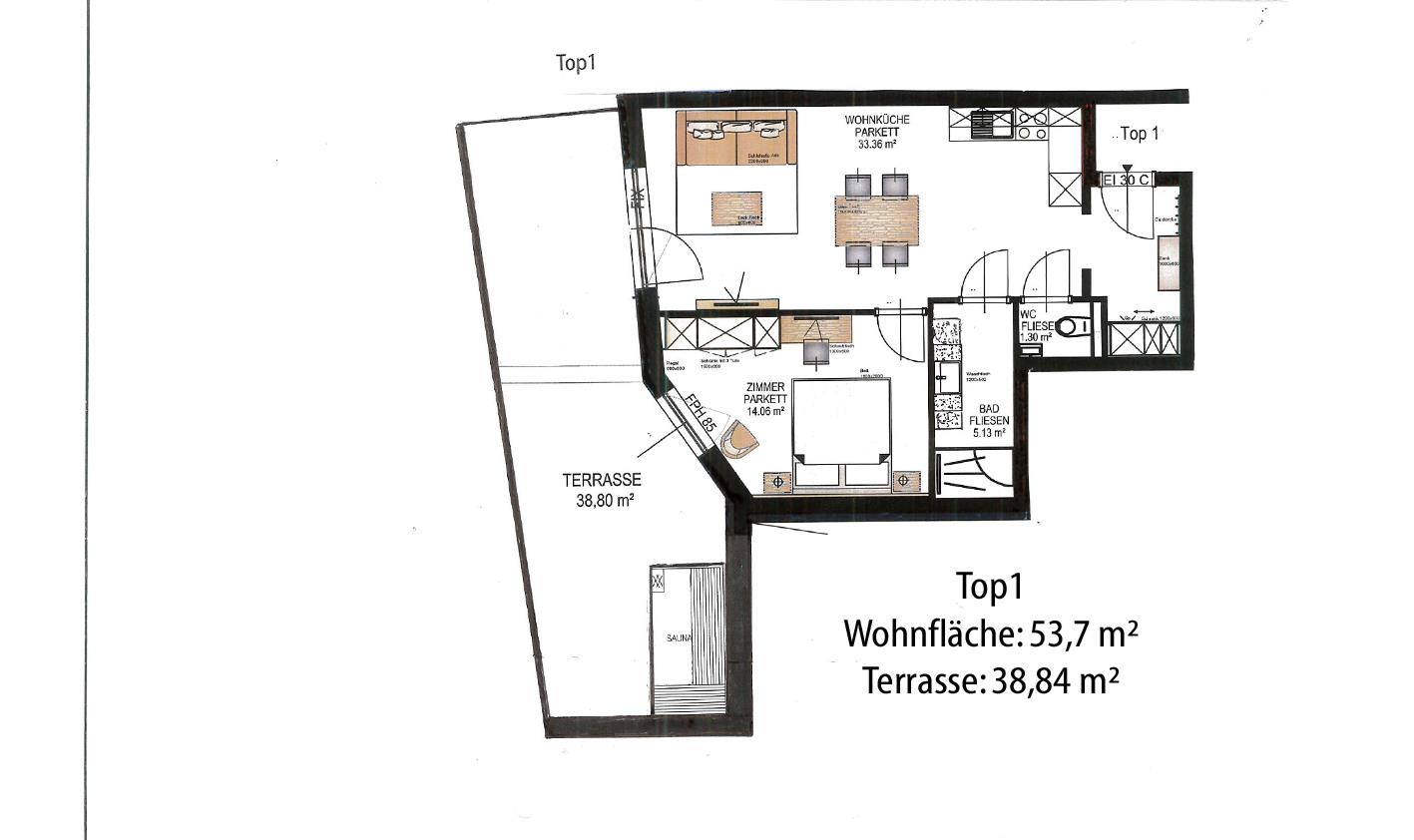 Gustav Top 1 Outdoor Spa | Urban stay with private sauna, fenced terrace, BBQ & Gustav flair — apartment at Schladming Appartements Maria Gruber GmbH, Schladming — photo 12 of 13