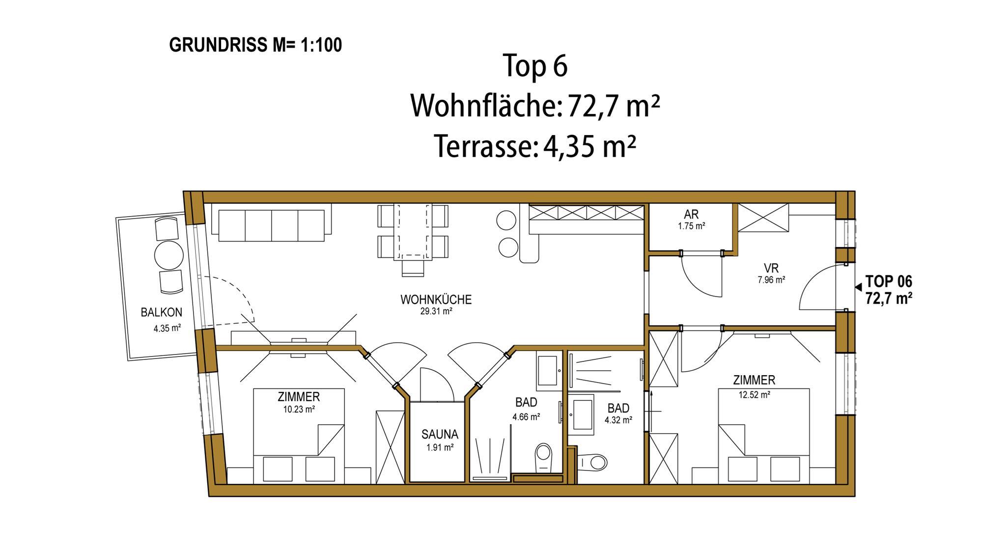 Gustav Top 6+7 Private Spa | Urban stay with private sauna, balcony & scenic Hochwurzen views — apartment at Schladming Appartements Maria Gruber GmbH, Schladming — photo 9 of 10