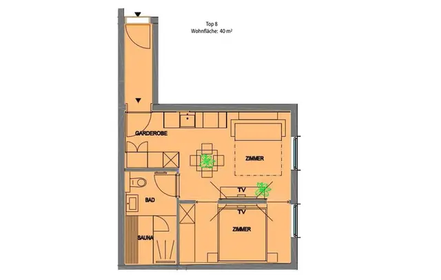 Gustav Top 8 Design Studio | Urban Studio mit private Sauna, Planai-Blick & Gustav Flair — Schladming Appartements Maria Gruber GmbH, Schladming (10/11)