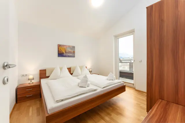 Karoline Penthouse | Ruhige Toplage nahe Zentrum & Planai mit großer Terrasse, Planai-Blick & Infrarot — Schladming Appartements Maria Gruber GmbH, Schladming (5/13)