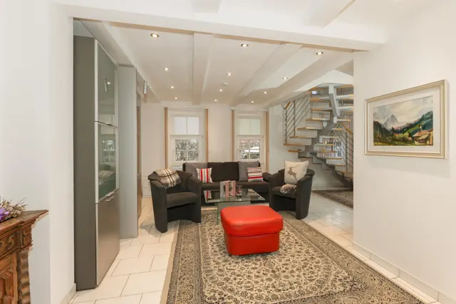 Knappenhaus Nickel | Helles & modernes Deluxe Appartement mit Westbalkon in ruhiger Zentrumslage über 2 Etagen — Schladming Appartements Maria Gruber GmbH, Schladming (9/18)