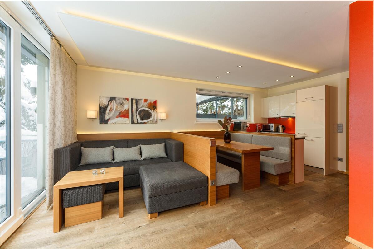 Leeder Mountain View | Stylish retreat on Schladming’s sunny side with fireplace & stunning terrace — apartment at Schladming Appartements Maria Gruber GmbH, Schladming — photo 2 of 12