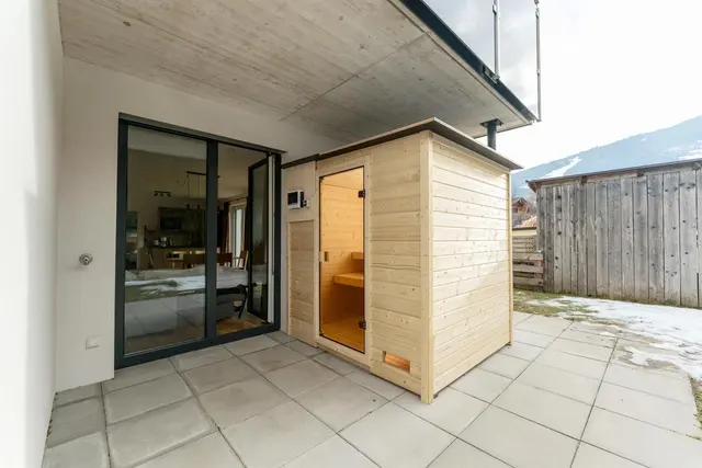 Sonnenhaus Garden Stoder | Moderne Auszeit mit privater Sauna, Garten & Bergblick — Schladming Appartements Maria Gruber GmbH, Schladming (9/11)