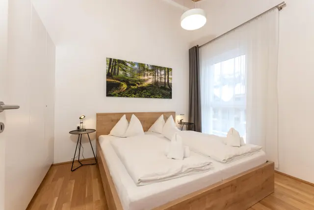 Stadtdomizil Top 12a | Stylish penthouse-style apartment with sheltered terrace & Planai views near the town center & Planai — Schladming Appartements Maria Gruber GmbH, Schladming (5/11)