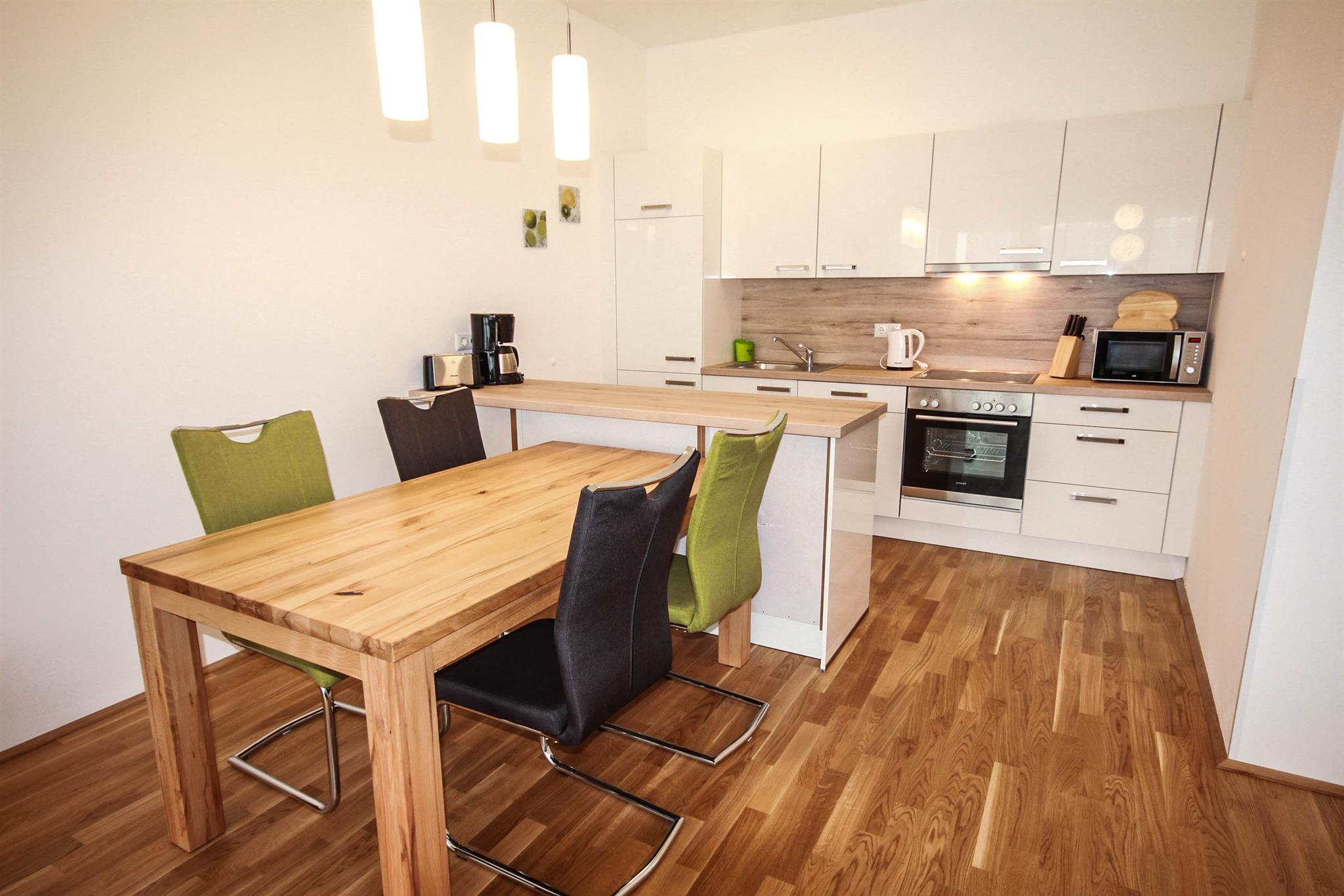 Stadtdomizil Top 2 Schladming Life | Comfortable garden apartment with west-facing terrace & everything on your doorstep — apartment at Schladming Appartements Maria Gruber GmbH, Schladming — photo 3 of 14