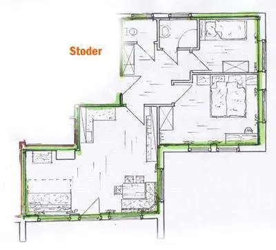 Steirergasse Stoder | Urban Stay im Zentrum Schladming mit Balkon & Planai-Blick — Schladming Appartements Maria Gruber GmbH, Schladming (12/12)