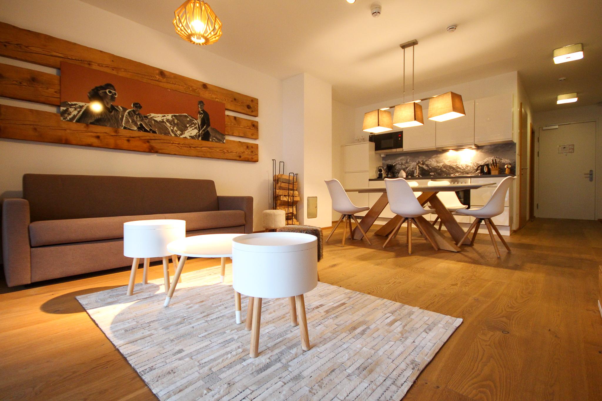 Sun Lodge | 1 bedroom panorama apartment with glaced Loggia | sofa bed | microwave | dog friendly | Indoor pool, garden, relax area, sauna & gym — apartment at Schladming Appartements Maria Gruber GmbH, Schladming — photo 9 of 30