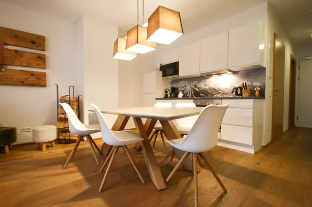 Sun Lodge | 1 bedroom panorama apartment with Loggia | sofa bed | microwave| dog friendly | Indoor pool, garden, relax area, sauna & gym – Schladming Appartements Maria Gruber GmbH