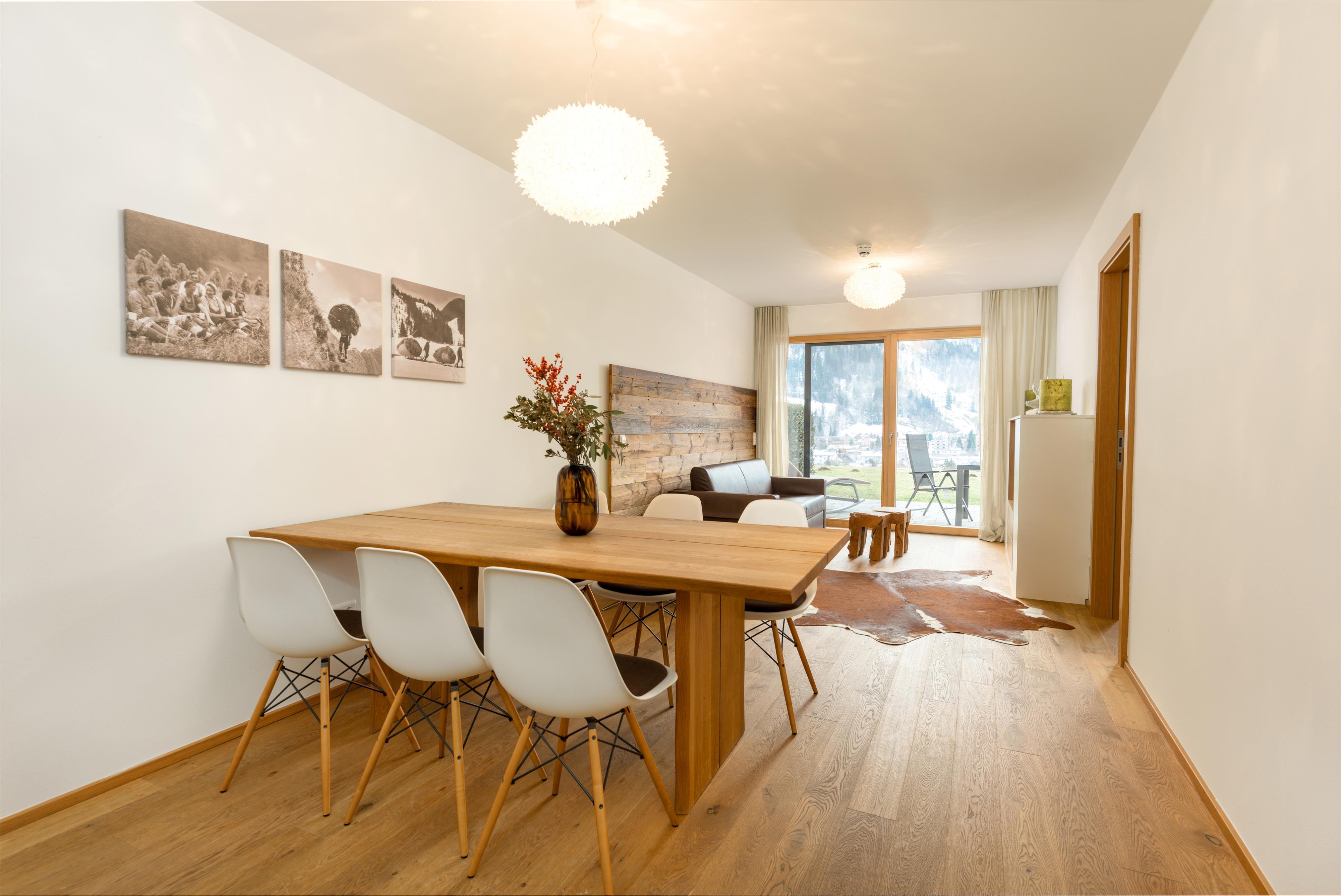 Sun Lodge | 1 bedroom panorma garden apartment with terrace | sofa bed | near pool | microwave | dog friendly | Indoor pool, garden, relax area, sauna & gym — apartment at Schladming Appartements Maria Gruber GmbH, Schladming — photo 2 of 22