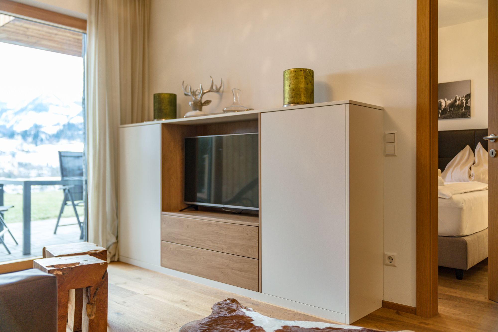 Sun Lodge | 1 bedroom panorma garden apartment with terrace | sofa bed | near pool | microwave | dog friendly | Indoor pool, garden, relax area, sauna & gym — apartment at Schladming Appartements Maria Gruber GmbH, Schladming — photo 5 of 22