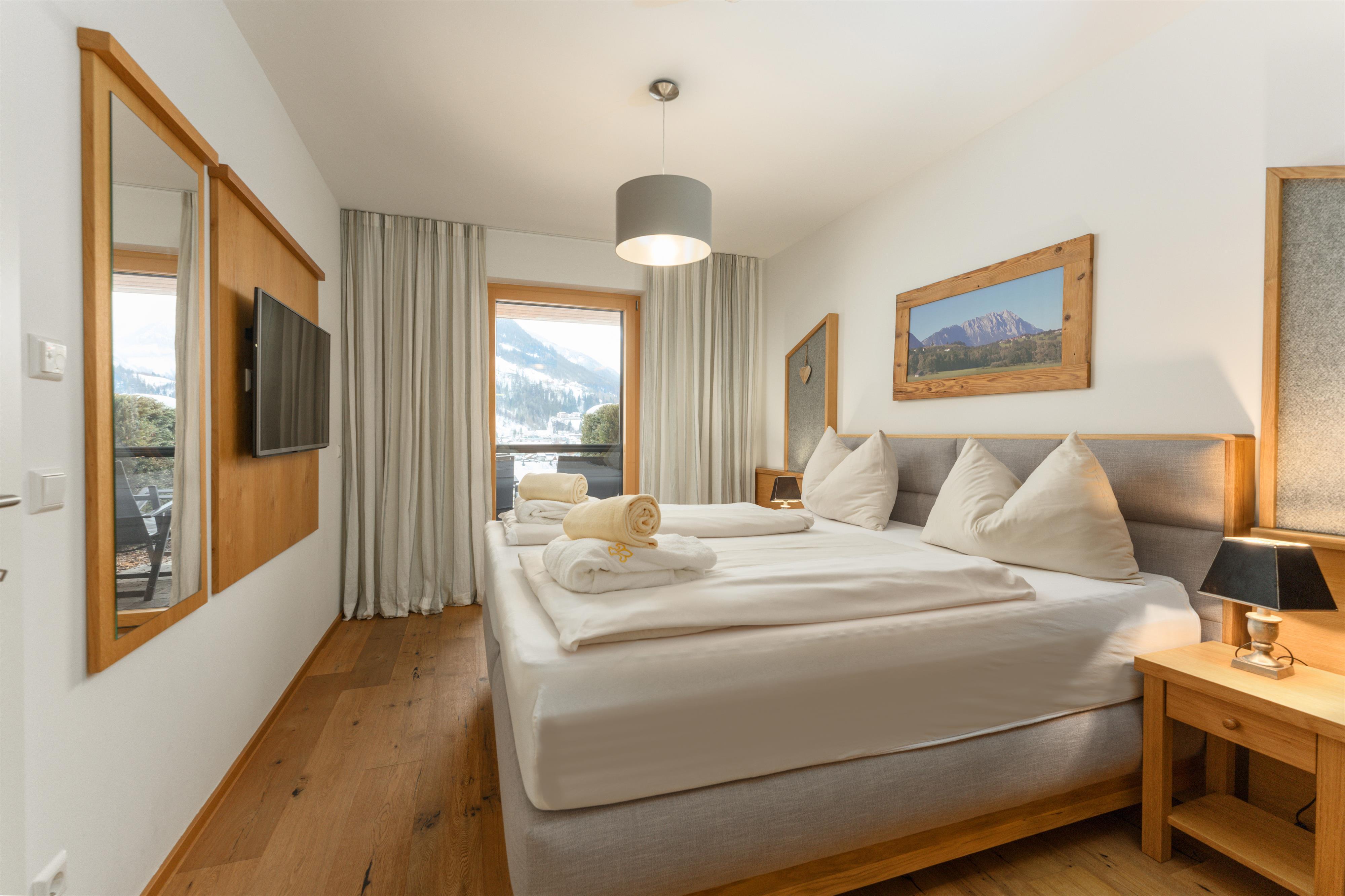 Sun Lodge | 1 bedroom panormama gardenapartment with terrace | sofa bed | private washing machine | dog friendly | near the pool | Indoor pool, garden, relax area, sauna & gym — apartment at Schladming Appartements Maria Gruber GmbH, Schladming — photo 4 of 20