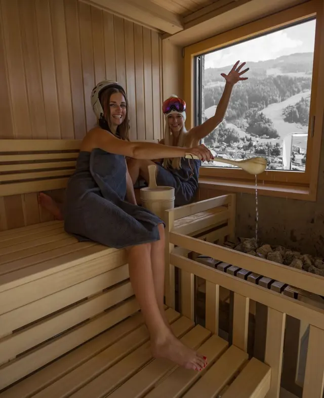 Sun Lodge | 2 bedroom panorama apartment with Loggia | sofa bed | microwave | dog friendly | Indoor pool, garden, relax area, sauna & gym — apartment at Schladming Appartements Maria Gruber GmbH, Schladming — photo 25 of 26