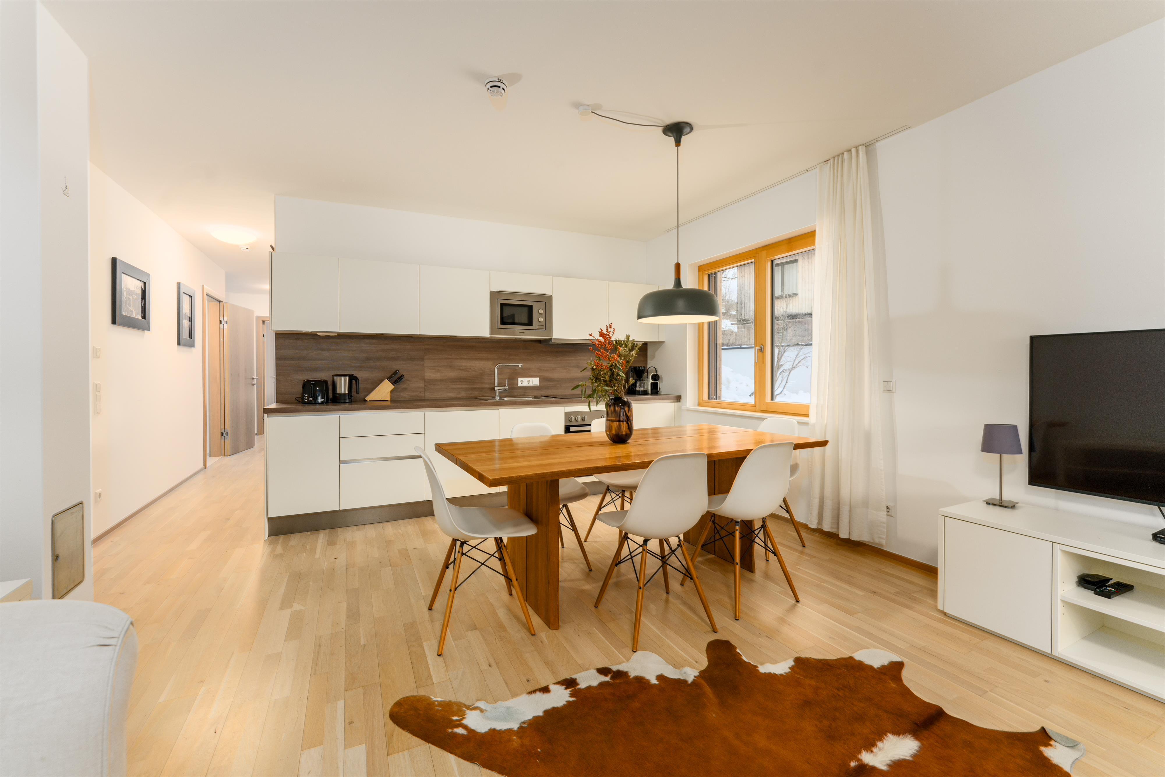 Sun Lodge | 2 bedroom panorama apartment with Loggia | sofa bed | microwave | dog friendly | Indoor pool, garden, relax area, sauna & gym — Schladming Appartements Maria Gruber GmbH, Schladming (3/26)