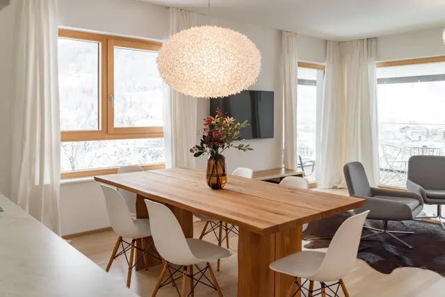 Sun Lodge | 2 bedroom panorma apartment with glazed Loggia | sofa bed | higher floor | dog friendly | Indoor pool, garden, relax area, sauna & gym — Schladming Appartements Maria Gruber GmbH, Schladming (3/33)