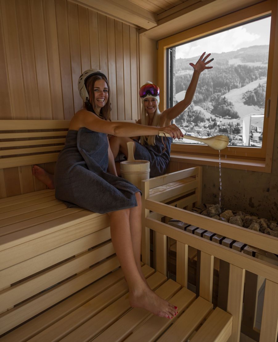 Sun Lodge | 2 bedroom panorma apartment with glazed Loggia | sofa bed | higher floor | dog friendly | Indoor pool, garden, relax area, sauna & gym — apartment at Schladming Appartements Maria Gruber GmbH, Schladming — photo 30 of 32