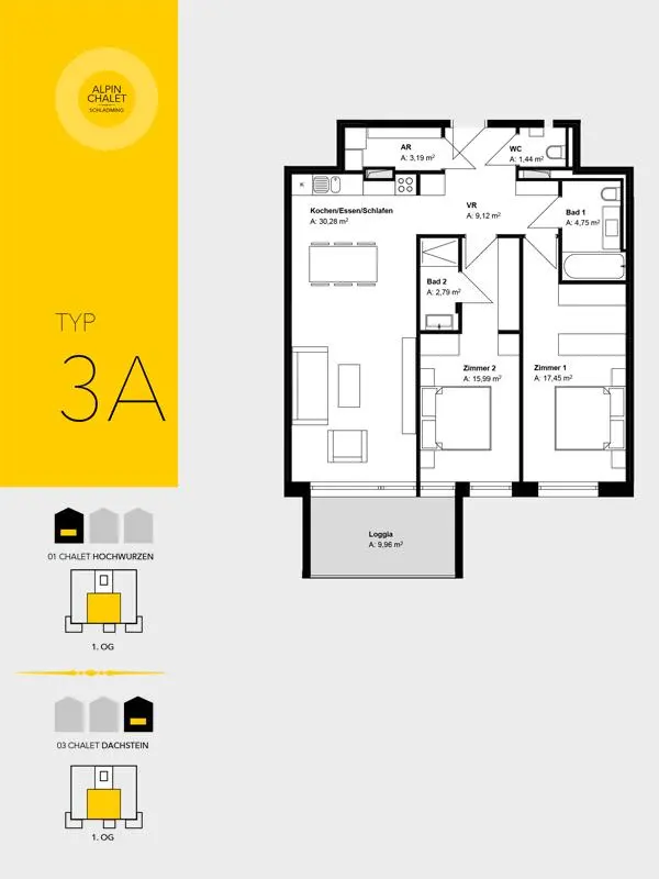 Sun Lodge | 2 bedroom panorma apartment with Infrared cabine | Loggia | telescope | sofa bed | dog friendly | Indoor pool, garden, relax area, sauna & gym — apartment at Schladming Appartements Maria Gruber GmbH, Schladming — photo 27 of 27