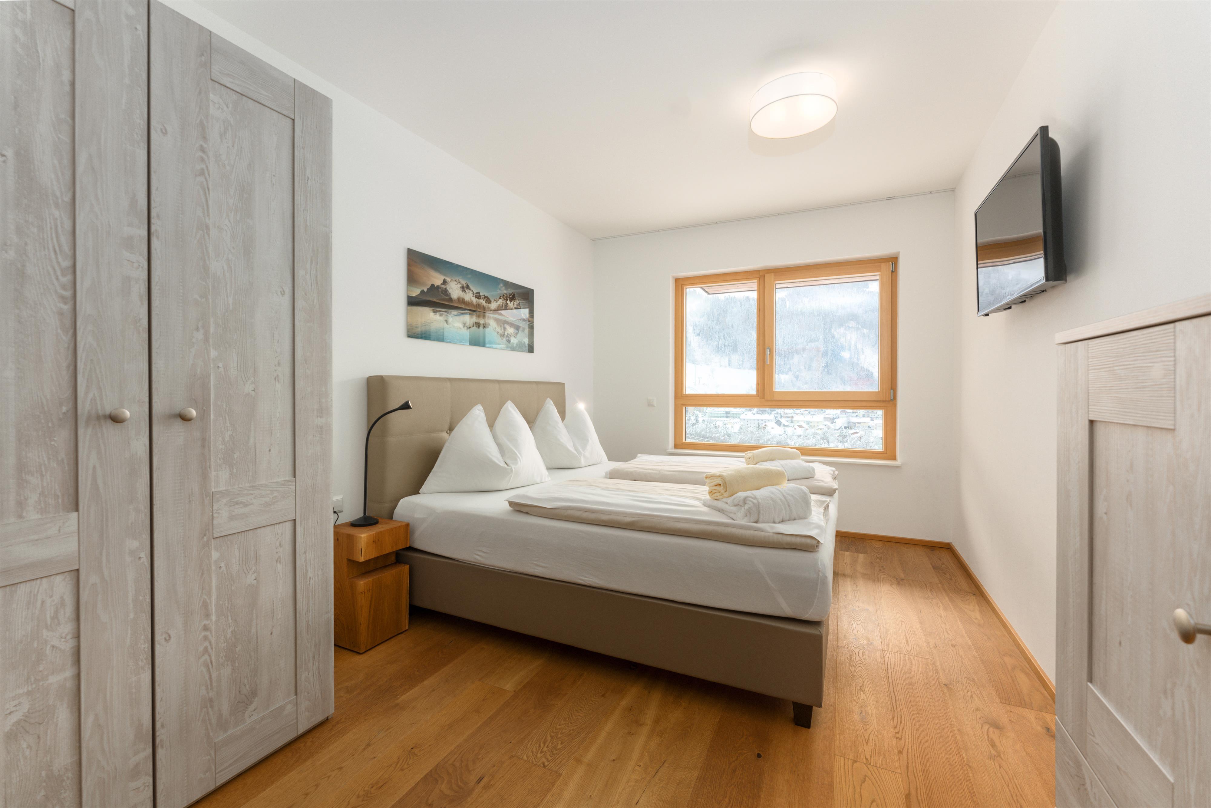 Sun Lodge | 2 bedroom panorma apartment with Infrared cabine | Loggia | telescope | sofa bed | dog friendly | Indoor pool, garden, relax area, sauna & gym — apartment at Schladming Appartements Maria Gruber GmbH, Schladming — photo 8 of 27