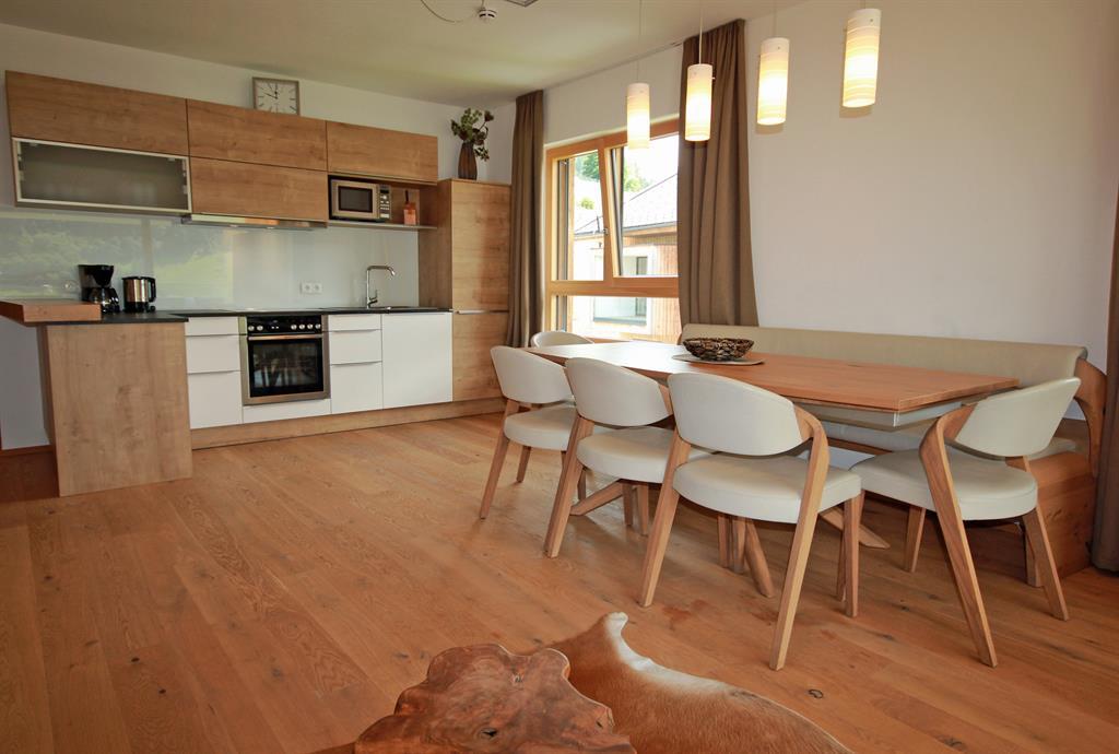 Sun Lodge | 2 bedroom panorma apartment for 7 person with large corner Loggia | sofa bed in bedroom | sofa bed | microwave | Indoor pool, garden, relax area, sauna & gym — apartment at Schladming Appartements Maria Gruber GmbH, Schladming — photo 7 of 30