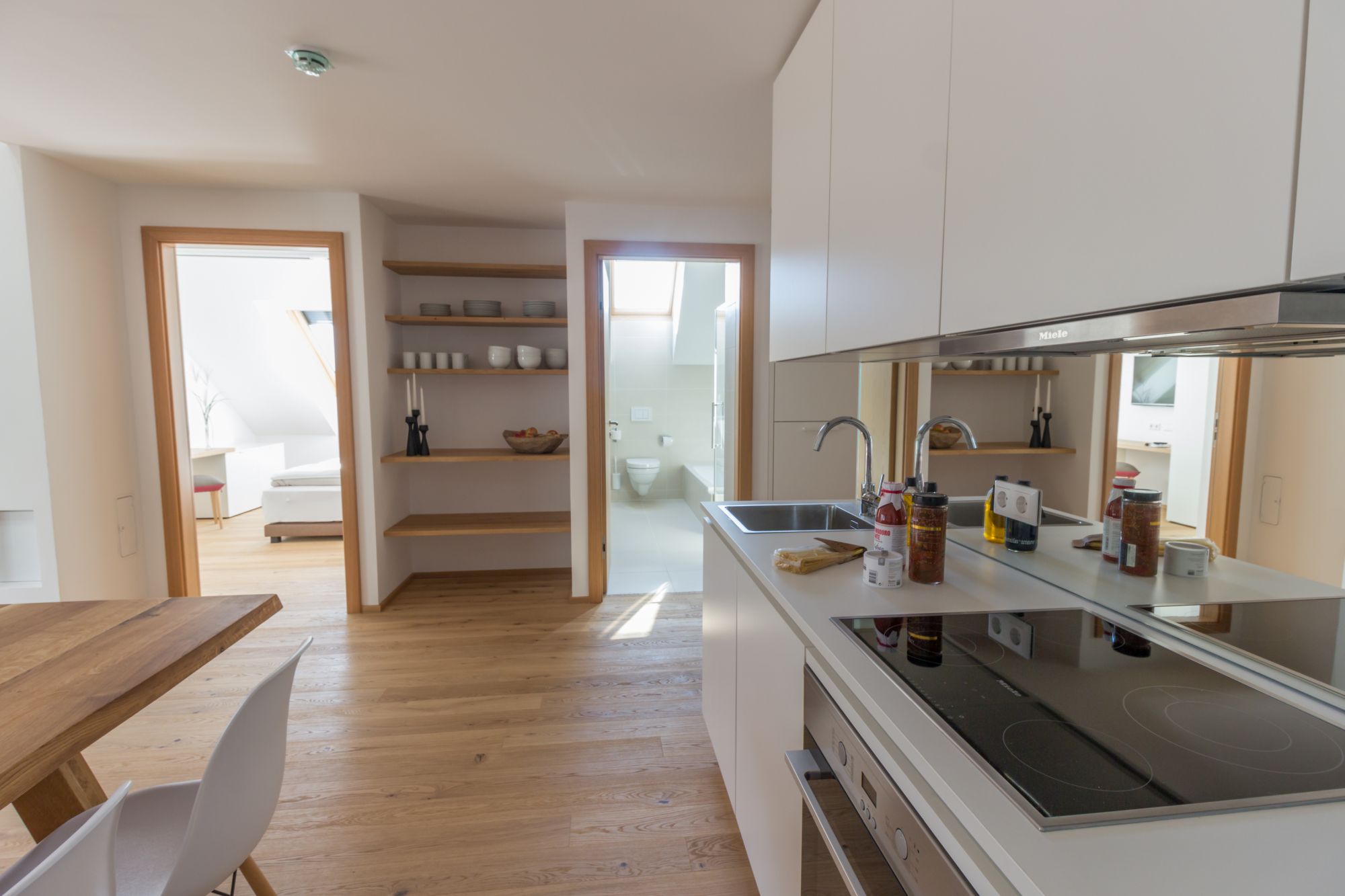 Sun Lodge | 3 bedroom panorma Penthousse apartment with gallery | terrace | sofa bed | sunset view | Ceiling Cooling | Indoor pool, garden, relax area, sauna & gym — apartment at Schladming Appartements Maria Gruber GmbH, Schladming — photo 10 of 43