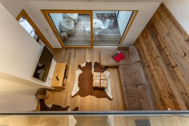 Sun Lodge | 3 bedroom panorma Penthousse apartment with gallery | terrace | sofa bed | sunset view | Ceiling Cooling | Indoor pool, garden, relax area, sauna & gym — Schladming Appartements Maria Gruber GmbH, Schladming (21/43)