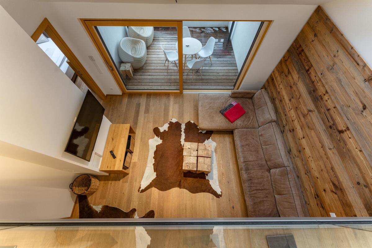 Sun Lodge | 3 bedroom panorma Penthousse apartment with gallery | terrace | sofa bed | sunset view | Ceiling Cooling | Indoor pool, garden, relax area, sauna & gym — apartment at Schladming Appartements Maria Gruber GmbH, Schladming — photo 21 of 43