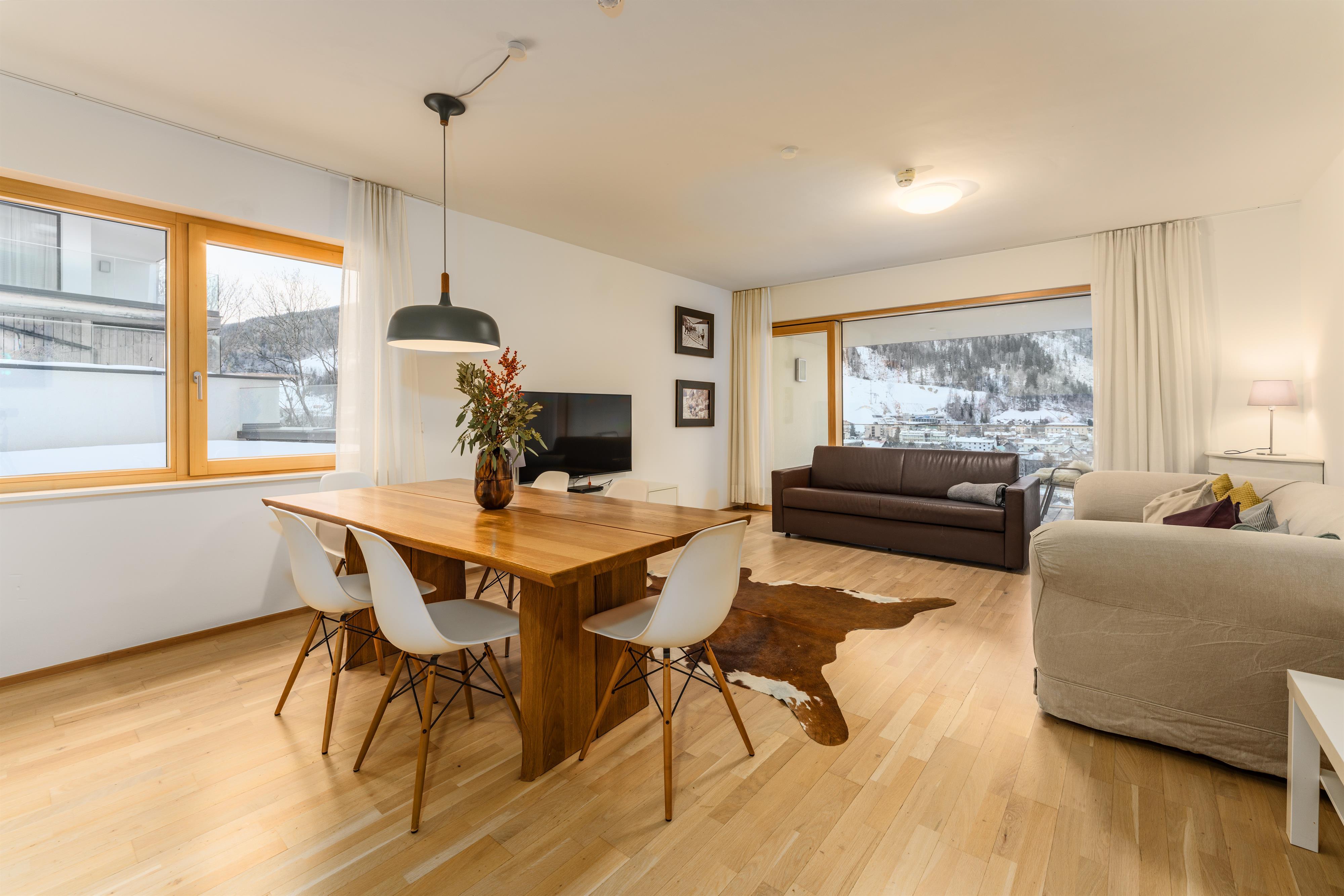 Sun Lodge | apartment with 2 bedrooms, sofa bed and loggia | Typ Dachstein Basic – Schladming Appartements Maria Gruber GmbH