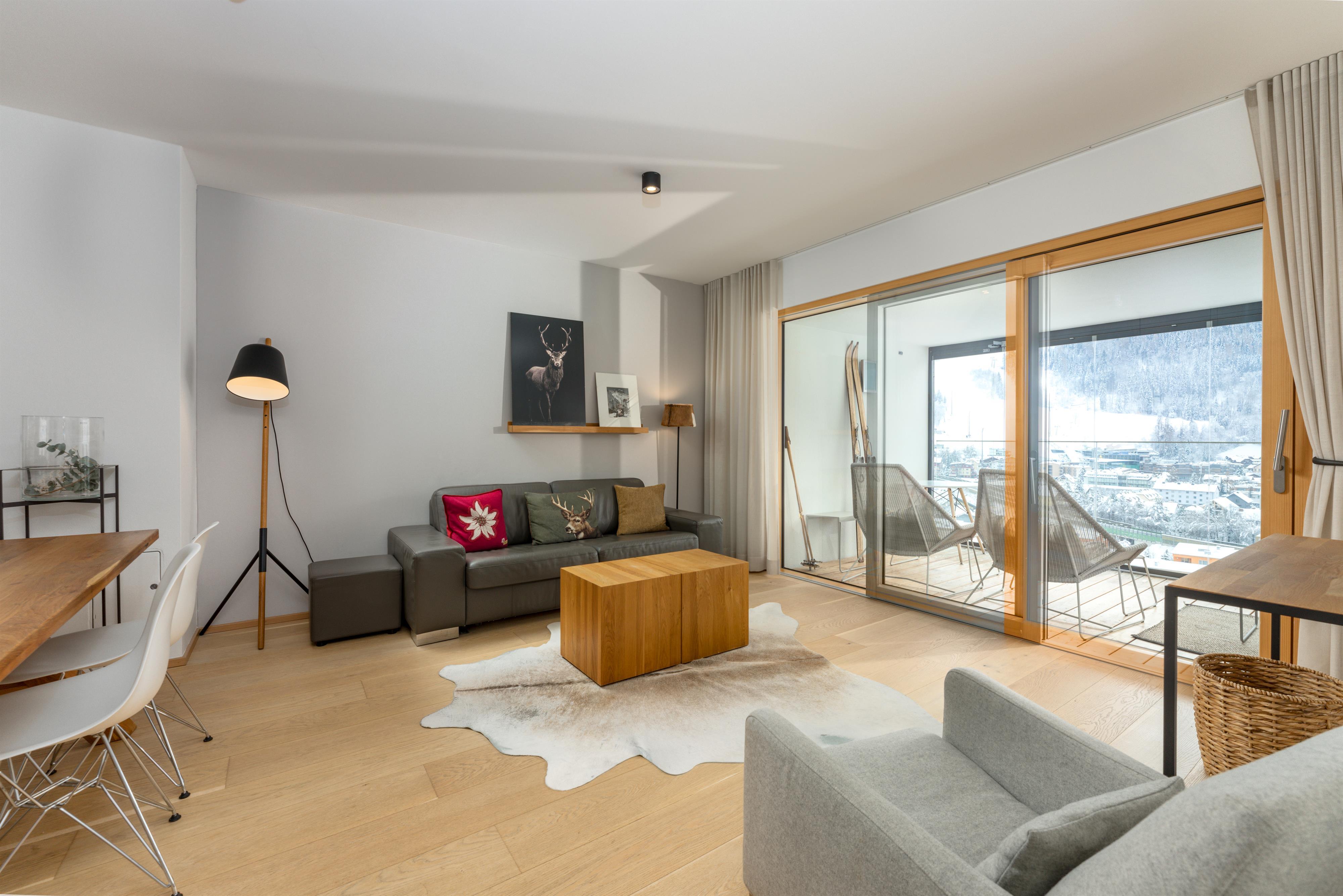Sun Lodge | apartment with one bedroom and sofa bed and glazed loggia | Typ 1C Premium — apartment at Schladming Appartements Maria Gruber GmbH, Schladming — photo 13 of 26