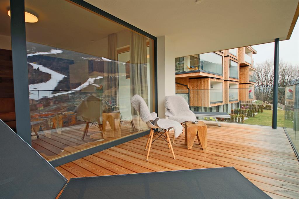 Sun Lodge | apartment with one bedroom and sofa bed, fire place and loggia | Typ 1H — apartment at Schladming Appartements Maria Gruber GmbH, Schladming — photo 5 of 25