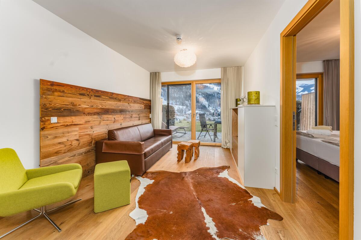 Sun Lodge | Gartenappartement mit einem Schlafzimmer und Schlafsofa | Typ 1E — Schladming Appartements Maria Gruber GmbH, Schladming (6/35)
