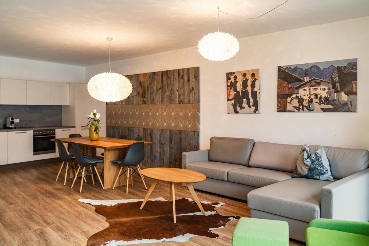 Sun Lodge | large garden apartment with one bedroom and sofa bed | Typ 1I – Schladming Appartements Maria Gruber GmbH