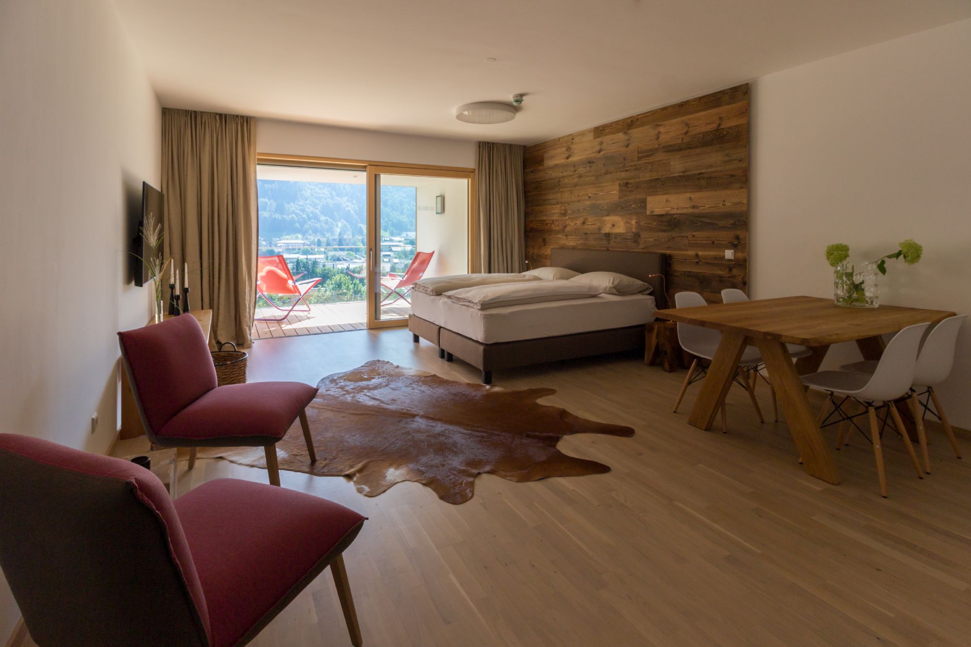 Sun Lodge | Studio apartment with Loggia | Typ 1A+1B – Schladming Appartements Maria Gruber GmbH