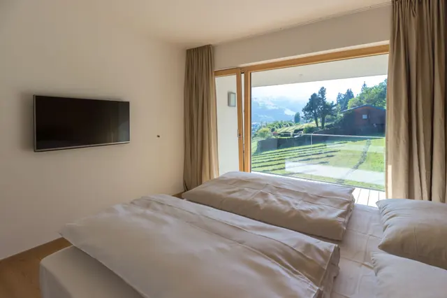 Sun Lodge | XL 3 bedroom panorma apartment with 2 Loggia South and West | sunset view | twin beds | sofa bed | dog friendly | Indoor pool, garden, relax area, sauna & gym — apartment at Schladming Appartements Maria Gruber GmbH, Schladming — photo 13 of 31