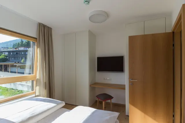 Sun Lodge | XL 3 bedroom panorma apartment with 2 Loggia South and West | sunset view | twin beds | sofa bed | dog friendly | Indoor pool, garden, relax area, sauna & gym — apartment at Schladming Appartements Maria Gruber GmbH, Schladming — photo 15 of 31