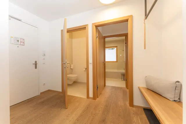 Sun Lodge | XL 3 bedroom panorma apartment with 2 Loggia South and West | sunset view | twin beds | sofa bed | dog friendly | Indoor pool, garden, relax area, sauna & gym — apartment at Schladming Appartements Maria Gruber GmbH, Schladming — photo 18 of 31