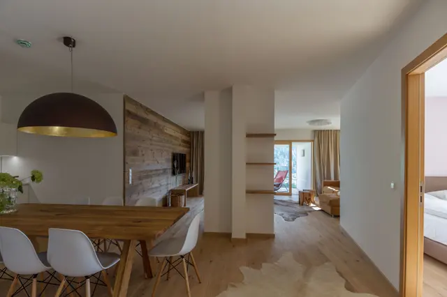 Sun Lodge | XL 3 bedroom panorma apartment with 2 Loggia South and West | sunset view | twin beds | sofa bed | dog friendly | Indoor pool, garden, relax area, sauna & gym — apartment at Schladming Appartements Maria Gruber GmbH, Schladming — photo 7 of 31