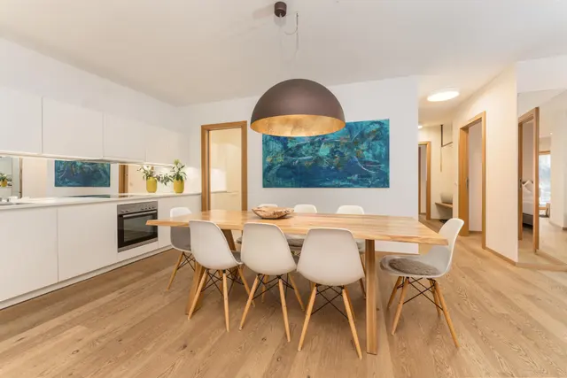 Sun Lodge | XL 3 bedroom panorma apartment with 2 Loggia South and East | twin beds | sofa bed | higher floor | Indoor pool, garden, relax area, sauna & gym — apartment at Schladming Appartements Maria Gruber GmbH, Schladming — photo 15 of 32