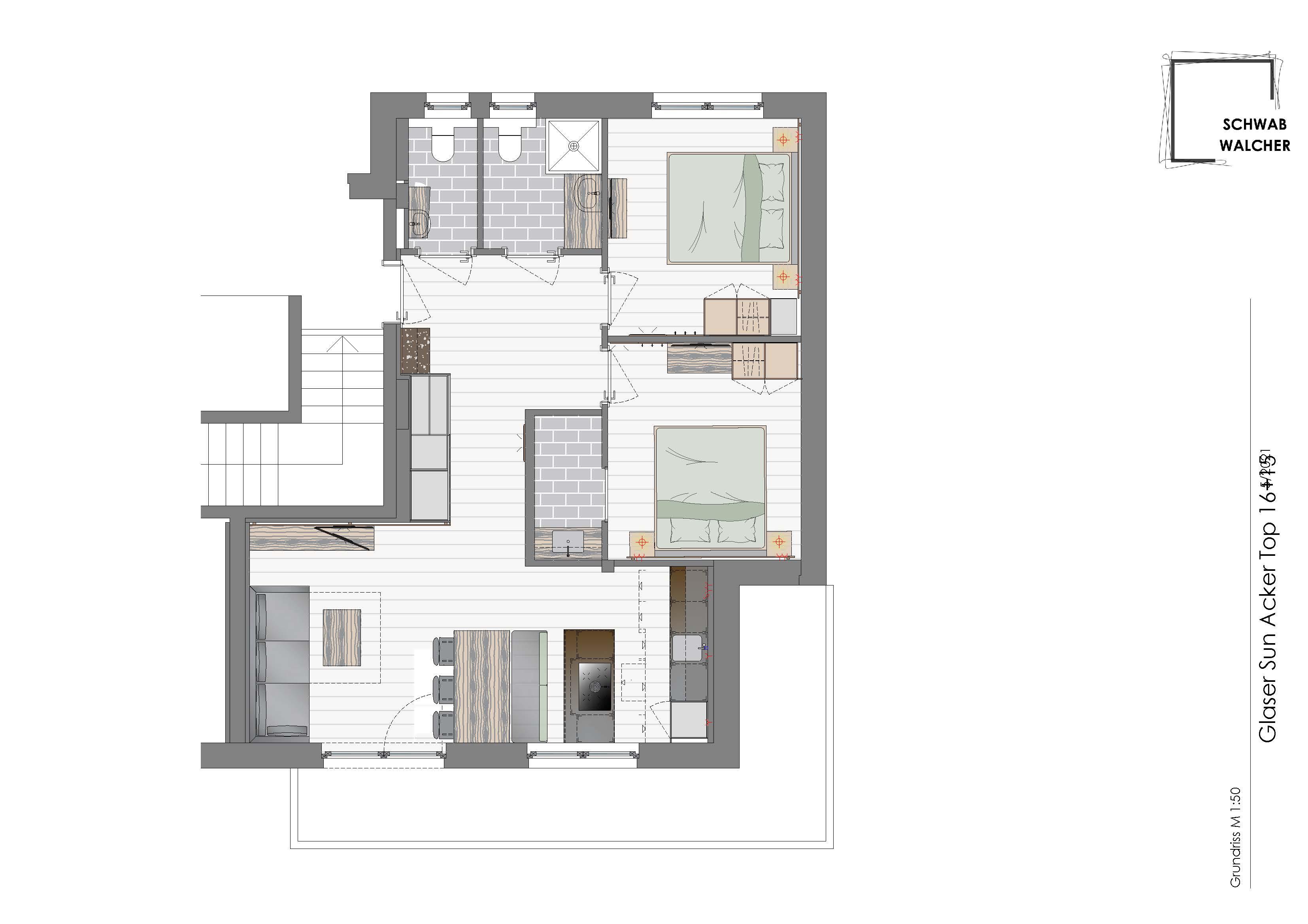 Sun Side Top 16 | with 2 Bedrooms and Balcony — apartment at Schladming Appartements Maria Gruber GmbH, Schladming — photo 15 of 16