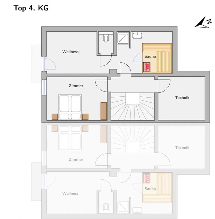 Tauernlodge Friends XXL | Spacious ski-in/ski-out chalet with fireplace & private sauna — apartment at Schladming Appartements Maria Gruber GmbH, Schladming — photo 24 of 27