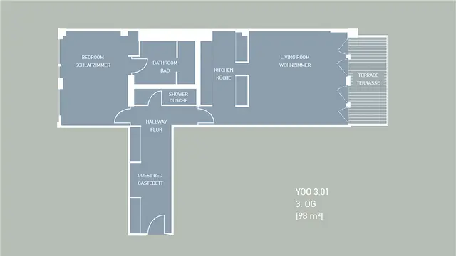 Yoo 3.10 | Berlin Mitte — apartment at SUITE.030 GmbH, Berlin — photo 6 of 6
