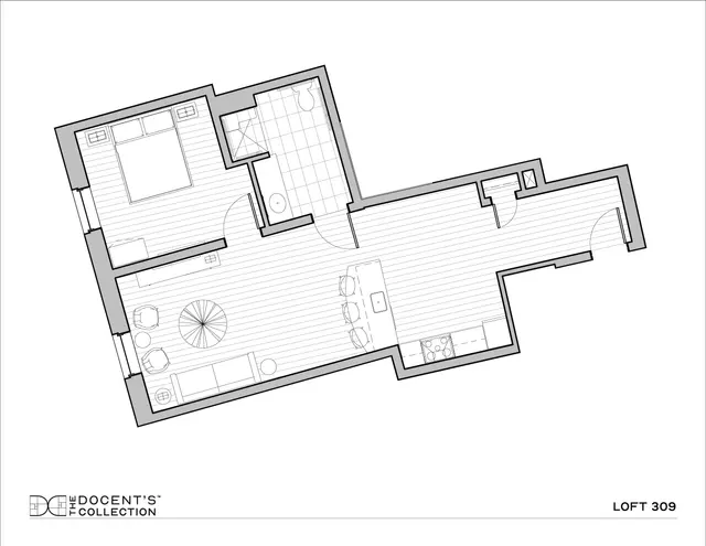 One Bedroom Accessible Loft — apartment at The Docents Collection, Portland — photo 7 of 7