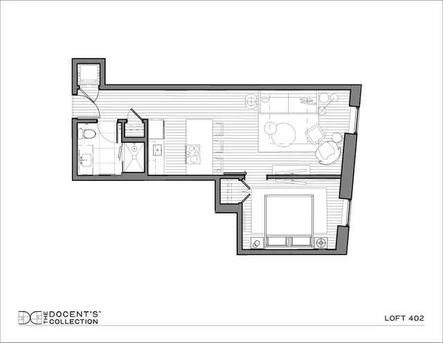 One Bedroom Loft with Washer and Dryer — apartment at The Docents Collection, Portland — photo 6 of 6