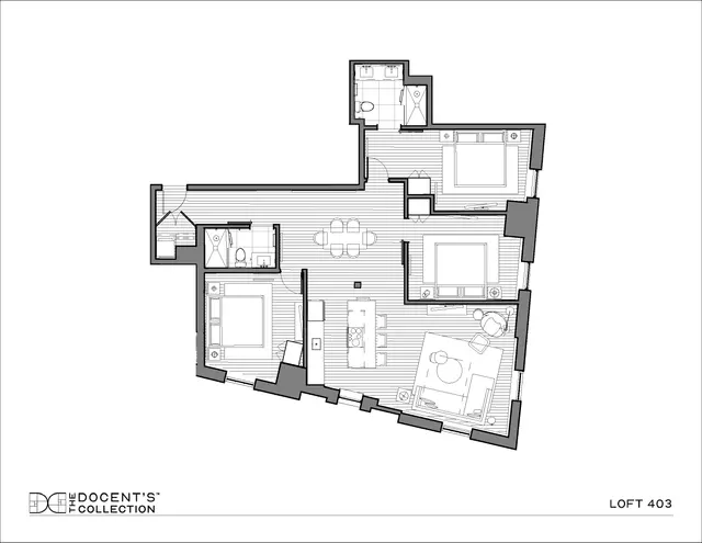 Three Bedroom Loft — apartment at The Docents Collection, Portland — photo 9 of 9